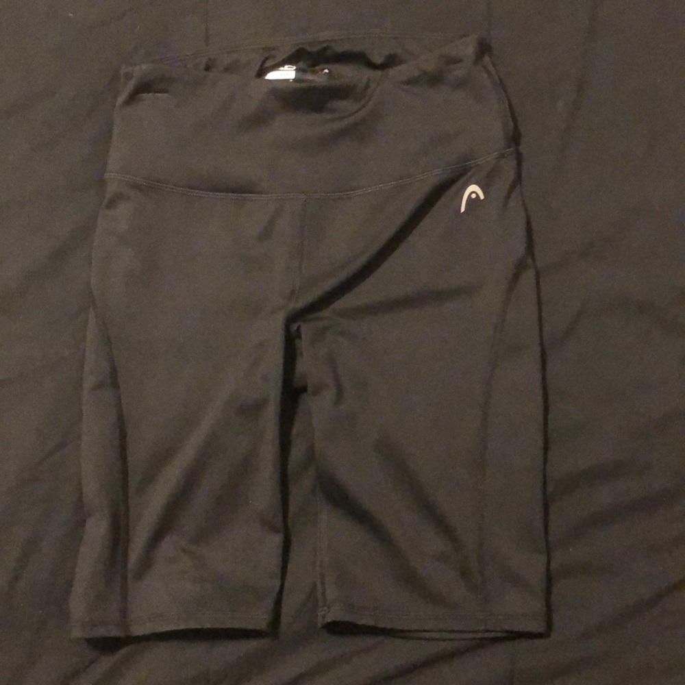 Knee-Length Black Leggings